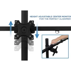 Mount-It! Mount-lt! Adjustable Monitor Mount, Up to 24