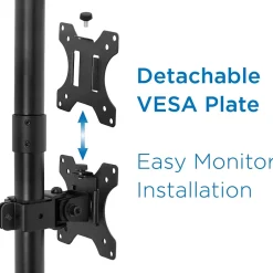 Mount-It! Mount-lt! Adjustable Monitor Mount, Up to 32