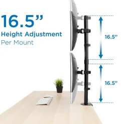 Mount-It! Mount-lt! Adjustable Monitor Mount, Up to 32