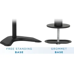 Mount-It! Mount-lt! Adjustable Triple Monitor Stand, Up to 27