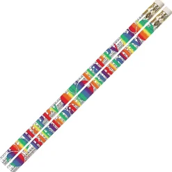 Musgrave Pencil Company Chevron Chic Wooden Pencil, 0.5mm, #2 Hard Lead, 144/Box (MUS1356G) Clearance