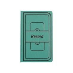 Sale Canvas Tuff Series Record Book, 7.63" x 12.13", Green, 150 Sheets/Book (A66300R) Accounting & Record Journals