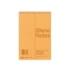 National Brand Steno Pad, 6" x 9", Gregg Ruled, Brown, 60 Sheets/Pad (RED36646) Outlet