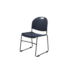 Outlet Commercialine 850 Series Ultra Compact Stack Chair, Blue, 40 Pack (855-CL/40) Folding & Stacking