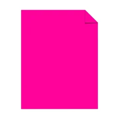 Sale Astrobrights 65 lb. Cover Paper, 8.5" x 11", Fireball Fuchsia, 2000 Sheets/Case (22881) Card Stock