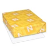Outlet Astrobrights 135 lb. Cover Paper, 8.5" x 11", Yellow/White Dupex, 1500 Sheets/Case (45305A) Card Stock