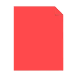 Sale Astrobrights 65 lb. Cover Paper, 8.5" x 11", Rocket Red, 2000 Sheets/Case (22841) Card Stock