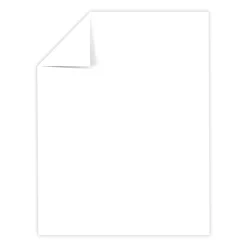 Online Neenah Bright White 65 lb. Cardstock Paper, 8.5" x 11", Bright White, 250 Sheets/Pack (91904/92904) Card Stock