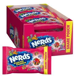 Gummy & Chewy Candy<Nerds Rainbow Gummy Clusters Share Pack, 3 oz, 12/PK (220-02360)
