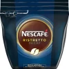 Coffee<Nescafe Ristretto Decaf, Decaffeinated Soluble Coffee, .5 Lb (4 Bags)