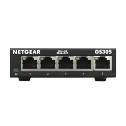 Netgear 300 Series 5-Port Gigabit Ethernet Unmanaged Switch, Black (GS305-300PAS)* Ethernet Switches & Splitters
