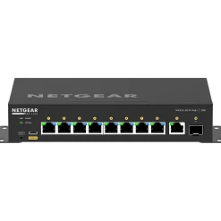 Netgear AV Line 9-Port Gigabit Ethernet Managed Switch, Black (GSM4210PD-100NAS)* Ethernet Switches & Splitters