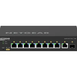 Netgear AV Line 9-Port Gigabit Ethernet Managed Switch, Black (GSM4210PD-100NAS)* Ethernet Switches & Splitters