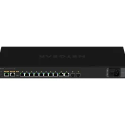 Netgear AV Line 10-Port Gigabit Ethernet Managed Switch, Black (GSM4212PX-100NAS)* Ethernet Switches & Splitters