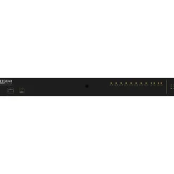 Netgear AV Line 10-Port Gigabit Ethernet Managed Switch, Black (GSM4212UX-100NAS)* Ethernet Switches & Splitters