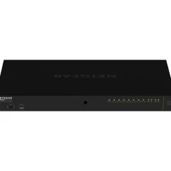 Netgear AV Line 10-Port Gigabit Ethernet Managed Switch, Black (GSM4212UX-100NAS)* Ethernet Switches & Splitters