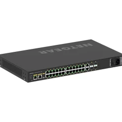 Netgear AV Line 26-Port Gigabit Ethernet Managed Switch, Black (GSM4230P-100NAS)* Ethernet Switches & Splitters