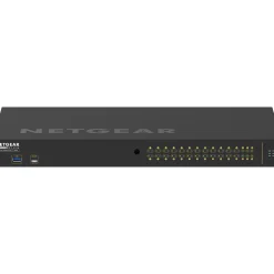 Netgear AV Line 26-Port Gigabit Ethernet Managed Switch, Black (GSM4230P-100NAS)* Ethernet Switches & Splitters