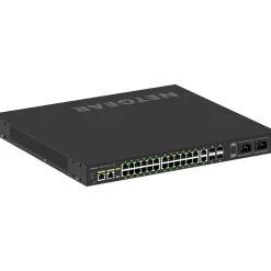 Netgear AV Line 26-Port Gigabit Ethernet Managed Switch, Black (GSM4230UP-100NAS)* Ethernet Switches & Splitters