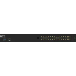 Netgear AV Line 26-Port Gigabit Ethernet Managed Switch, Black (GSM4230UP-100NAS)* Ethernet Switches & Splitters