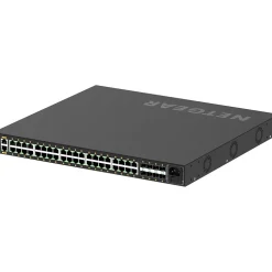 Netgear AV Line 40-Port Gigabit Ethernet Managed Switch, Black (GSM4248P-100NAS)* Ethernet Switches & Splitters
