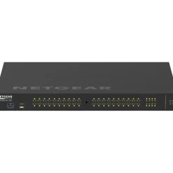 Netgear AV Line 40-Port Gigabit Ethernet Managed Switch, Black (GSM4248P-100NAS)* Ethernet Switches & Splitters