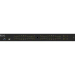 Netgear AV Line 40-Port Gigabit Ethernet Managed Switch, Black (GSM4248PX-100NAS)* Ethernet Switches & Splitters