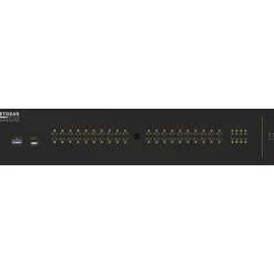 Netgear AV Line 40-Port Gigabit Ethernet Managed Switch, Black (GSM4248UX-100NAS)* Ethernet Switches & Splitters