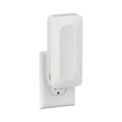 Netgear AX1600 EAX12 Wi-Fi 6 Dual Band Wireless/Ethernet Mesh Range Extender, 2.4/5GHz, White (EAX12-100NAS)* Wi-Fi Extenders