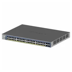 Netgear GS752TXPv3 48-Port Gigabit Ethernet PoE Managed Switch, Gray (GS752TXP-300NAS)* Ethernet Switches & Splitters