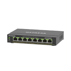 Netgear Plus 8-Port Gigabit Ethernet PoE Managed Switch, Black (GS308EPP-100NAS)* Ethernet Switches & Splitters