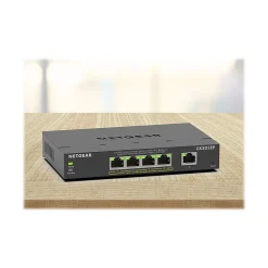 Netgear Plus 5-Port Gigabit Ethernet Managed Switch, 10/100/1000 Mbps, Black (GS305EP-100NAS)* Ethernet Switches & Splitters