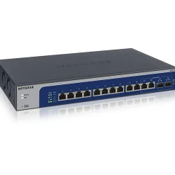 Netgear 12-Port Gigabit Ethernet Managed Switch, Blue/Gray (XS512EM-100NAS)* Ethernet Switches & Splitters