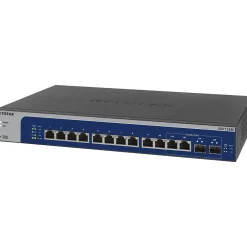 Netgear 12-Port Gigabit Ethernet Managed Switch, Blue/Gray (XS512EM-100NAS)* Ethernet Switches & Splitters
