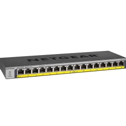 Netgear 16-Port PoE/PoE+ Gigabit Ethernet Unmanaged Switch (GS116PP)* Ethernet Switches & Splitters