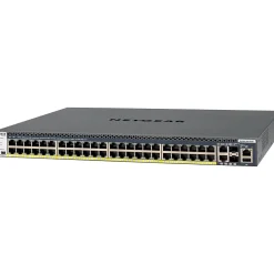 Netgear ® ProSAFE® GSM4352PA-100NES 48 Port Managed Ethernet PoE Switch* Ethernet Switches & Splitters