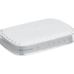Netgear SOHO 5-Port Gigabit Ethernet Unmanaged Switch, White (GS605NA)* Ethernet Switches & Splitters
