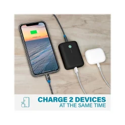 Nimble CHAMP Lite USB Type-C Power Bank for Most Smartphones, 5200mAh, Black (NB-CPC-5K-BLK)