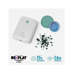 Nimble CHAMP Lite USB Type-C Power Bank for Most Smartphones, 5200mAh, Stone (NB-CPC-5K-WHT)