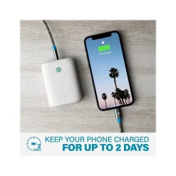 Nimble CHAMP Lite USB Type-C Power Bank for Most Smartphones, 5200mAh, Stone (NB-CPC-5K-WHT)