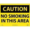 Social Distance Signage<National Marker No Smoking In This Area, 10X14, .040 Aluminum, Caution Sign