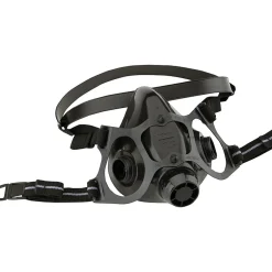 Masks<North Safety Half Mask Respirator, Silicone, Medium