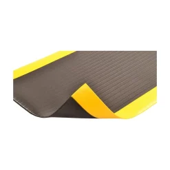 Floor Mats<NoTrax Airug Anti-Fatigue Mat, 60" x 36", Black/Yellow (410S0535BY)