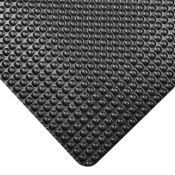 Floor Mats<NoTrax Bubble Trax Grande Vinyl Anti-Fatigue Mat, 60" x 36", Black