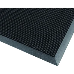 Floor Mats<NoTrax Rubber Brush Scraper Mat, 31.5" x 23.6", Black (345S2432BL)