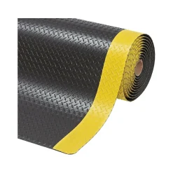 Floor Mats<NoTrax Saddle Trax Anti-Fatigue Mat, 60" x 36", Black/Yellow (979S0035YB)
