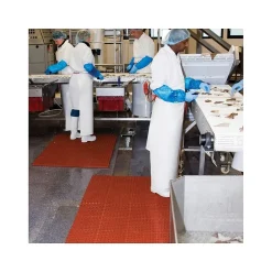 Floor Mats<NoTrax San-Eze II Anti-Fatigue Mat, 58.5" x 39", Red (T11S3958RD)