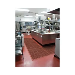 Floor Mats<NoTrax San-Eze II Anti-Fatigue Mat, 58.5" x 39", Red (T11S3958RD)