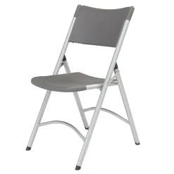Hot NPS 600 Series Heavy Duty Plastic Folding Chair, Charcoal Slate, 4 Pack (620/4) Folding & Stacking
