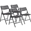 Discount NPS AirFlex Series Premium Polypropylene Folding Chair, Black, 4/Pack (1410) Folding & Stacking